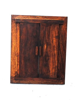 Bilderrahmen Holz mit Türen 21x26 cm
